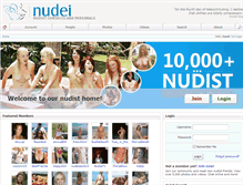 Tablet Screenshot of nudei.com